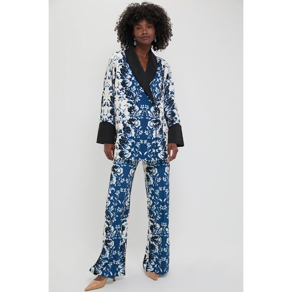 TUCKERNUCK Indigo Reflection Drapey Twill Erin Pants Size XS NWT - Picture 4 of 8